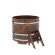 Купель для бани BentWood круглая из сращённой морёной лиственницы, D 1,17м
