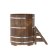 Купель для бани BentWood круглая из сращённой морёной лиственницы, D 1,17м