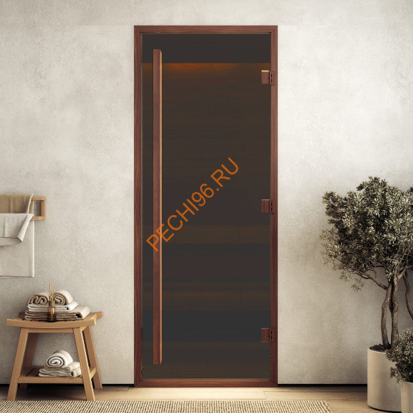 Дверь стеклянная DoorWood Хамам АРТ Wood 50 бронза матовая Дверь стеклянная DoorWood Хамам АРТ Wood 50 бронза матовая