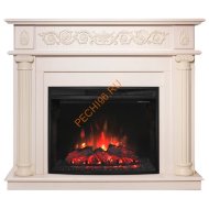 Электрокамин RealFlame Attica 25,5 WT c очагом Evrika 25,5 LED Электрокамин RealFlame Attica 25,5 WT c очагом Evrika 25,5 LED