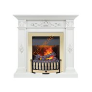 Электрокамин Dimplex Derby с очагом Danville Brass FB2 белый дуб Электрокамин Dimplex Derby с очагом Danville Brass FB2 белый дуб