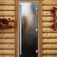 Дверь стеклянная DoorWood «Престиж», 700х1900мм, с фотопечатью «Загадка»