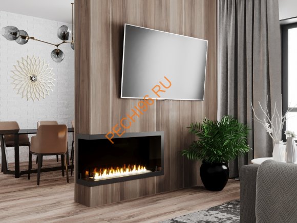 Биокамин Русский огонь Честер 1000 угловой