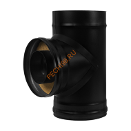 Сэндвич-тройник 90 гр Везувий BLACK (AISI 430/0,8мм) d 115/200 мм