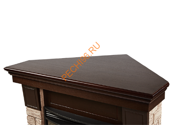 Электрокамин Electrolux Sphere Plus EFP/P-2720RLS с порталом Firelight Forte Wood 25U угловой, камень коричневый