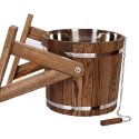Дровяная банная печь Grill'D Shaman Short, 3 каменки