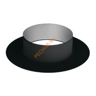 Розетка ВУЛКАН VBR D130 мм, нерж 0.8, черная