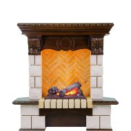 Электрокамин Dimplex Pierre Luxe угловой с очагом Cassette 400 NH темный дуб