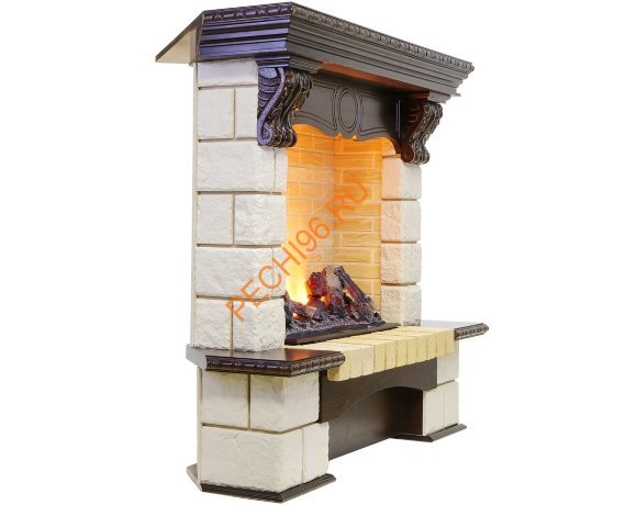 Электрокамин Dimplex Pierre Luxe угловой с очагом Cassette 400 NH темный дуб