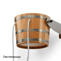 Купель для бани Blumenberg TBK 130х79 Premium овальная из камбалы (чертеж 130/7)