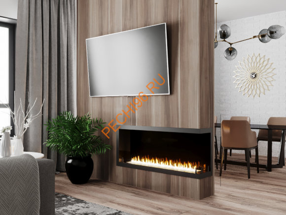 Биокамин Русский огонь Честер 1200 угловой
