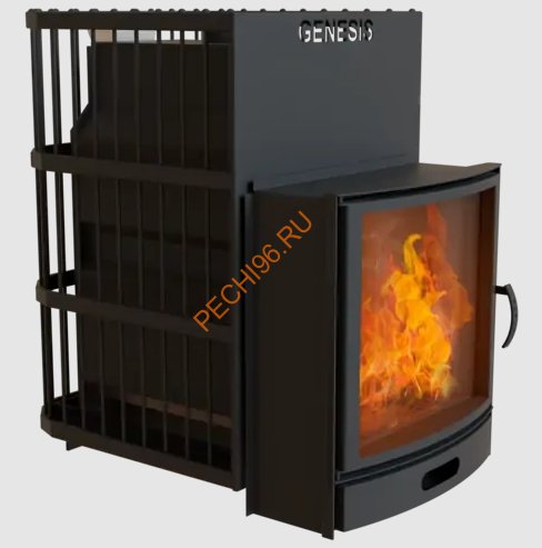 Печь-камин банная Термосфера GN 500 БС, AISI 430