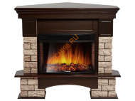 Электрокамин Electrolux EFP/P-3020LS с порталом Firelight Forte Wood 30U угловой, камень коричневый Электрокамин Electrolux EFP/P-3020LS с порталом Firelight Forte Wood 30U угловой, камень коричневый