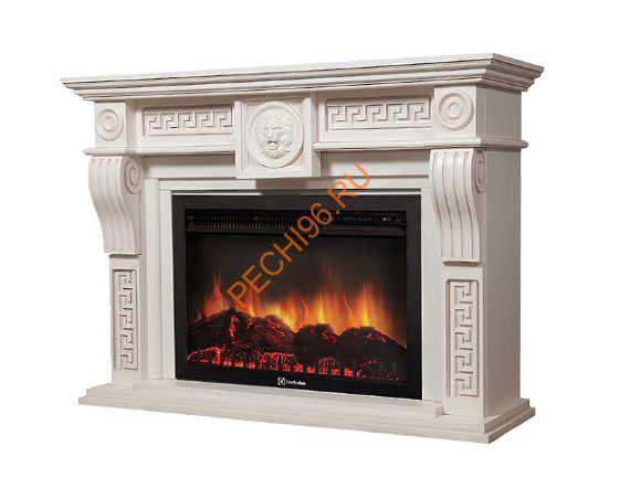 Электрокамин Electrolux EFP/P-3020LS с порталом Firelight Vittoriano 30, беленый дуб Электрокамин Electrolux EFP/P-3020LS с порталом Firelight Vittoriano 30, беленый дуб