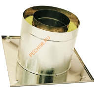 Потолочно-проходной узел УМК d 80 мм теплый