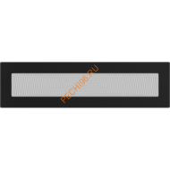 Вентиляционная решетка Kratki 42C 110х420 мм черная