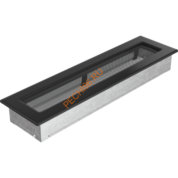 Вентиляционная решетка Kratki 42C 110х420 мм черная