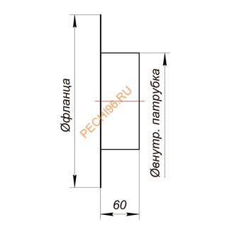 Розетка ВУЛКАН VBR D115 мм, нерж 0.8, черная Розетка ВУЛКАН VBR D115 мм, нерж 0.8, черная