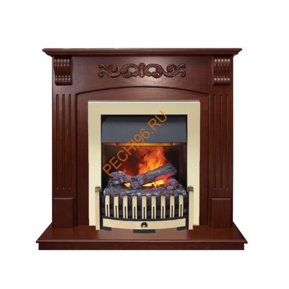 Электрокамин Dimplex Sorrento угловой с очагом Danville Brass FB2 орех Электрокамин Dimplex Sorrento угловой с очагом Danville Brass FB2 орех