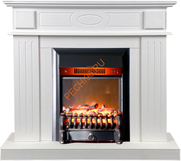 Электрокамин InterFlame Лестер с очагом Fobos GLS Black