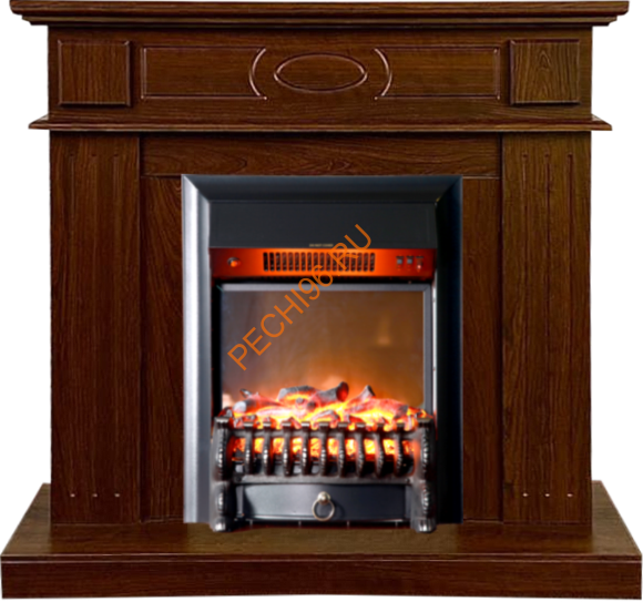 Электрокамин InterFlame Лестер с очагом Fobos GLS Black