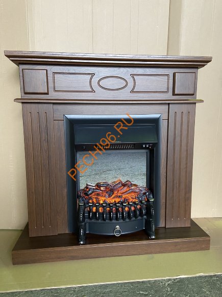 Электрокамин InterFlame Лестер с очагом Fobos GLS Black