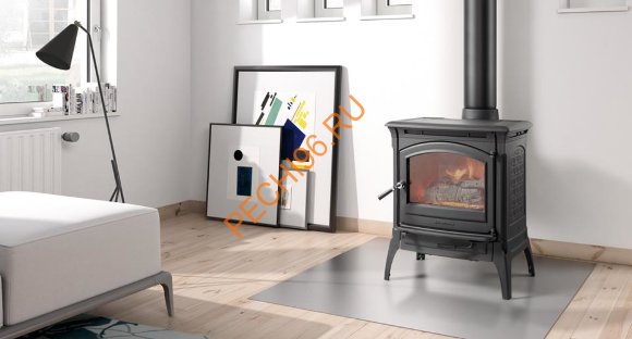 Чугунная печь-камин Hergom Craftsbury, черная Чугунная печь-камин Hergom Craftsbury, черная