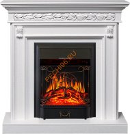 Электрокамин Royal Flame Valletta белый с очагом Majestic FX Электрокамин Royal Flame Valletta белый с очагом Majestic FX
