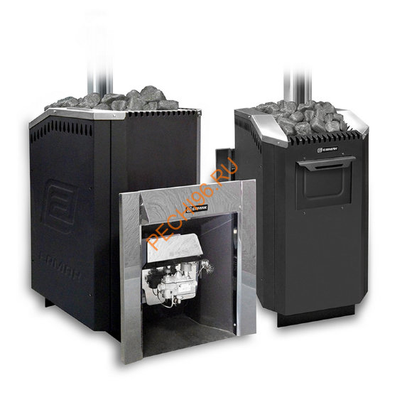 Печь банная Ермак Уралочка 30 газо-дровяная