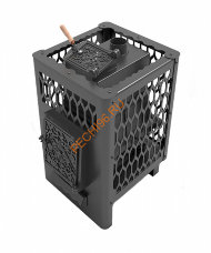 Печь банная чугунная Волга Габион 22 ЗК КТК Печь банная чугунная Волга Габион 22 ЗК КТК