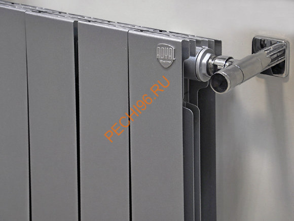 Радиатор биметаллический Royal Thermo PianoForte 500 Silver Satin 6с Радиатор биметаллический Royal Thermo PianoForte 500 Silver Satin 6с