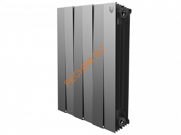 Радиатор биметаллический Royal Thermo PianoForte 500 Silver Satin 6с Радиатор биметаллический Royal Thermo PianoForte 500 Silver Satin 6с