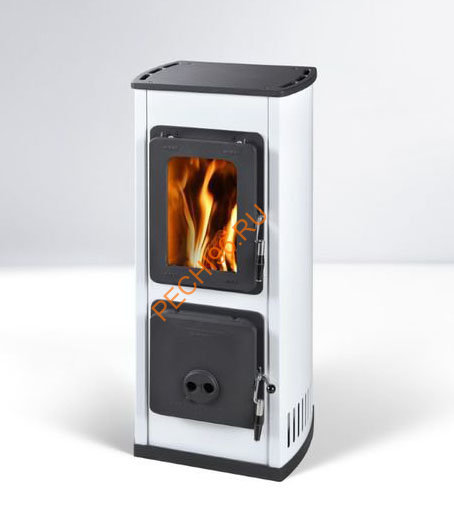 Стальная печь-камин Thorma VERONA белая