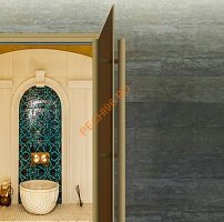 Дверь в хамам стеклянная Арта Премьер 60G Белая матовая, коробка золото алюминий с порогом