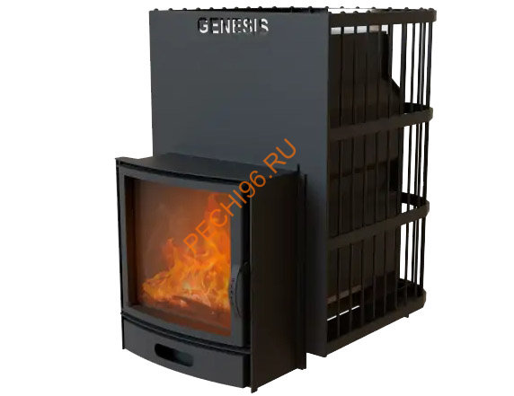 Печь-камин банная Термосфера GN 400 СС, AISI 430