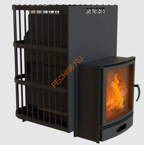 Печь-камин банная Термосфера GN 400 СС, AISI 430