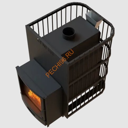 Печь-камин банная Термосфера GN 400 СС, AISI 430