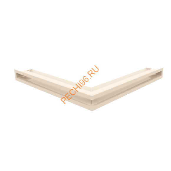 Люфт Kratki NS/60/К угловой кремовый 560x560 мм