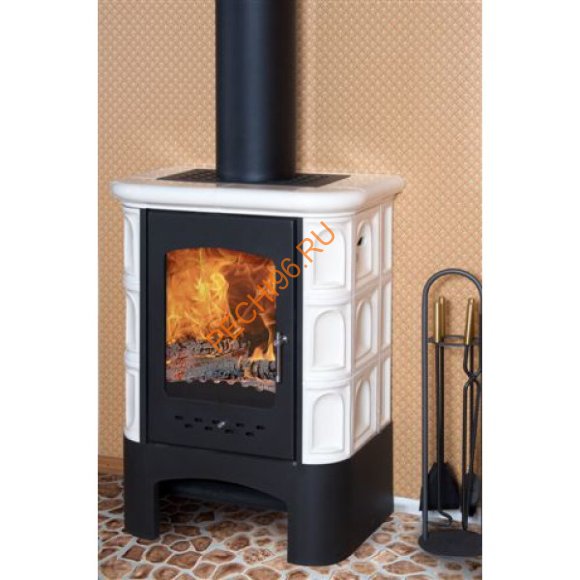 Печь-камин БАВАРИЯ изразец Арка бежевая