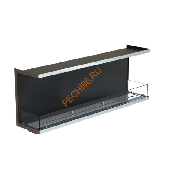 Биокамин фронтальный 1300х500х300 мм, стекло, рамка нержавейка Биокамин фронтальный 1300х500х300 мм, стекло, рамка нержавейка