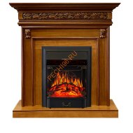 Электрокамин Royal Flame Valletta орех с очагом Majestic FX Электрокамин Royal Flame Valletta орех с очагом Majestic FX