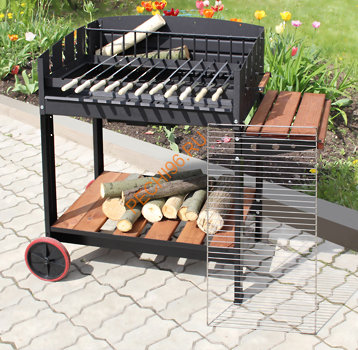 Угольный гриль Grillux Orion 80 передвижной Угольный гриль Grillux Orion 80 передвижной