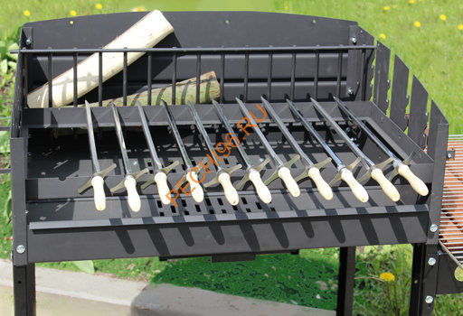 Угольный гриль Grillux Orion 100 передвижной Угольный гриль Grillux Orion 100 передвижной