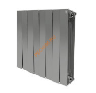Радиатор биметаллический Royal Thermo PianoForte 500 Silver Satin 8с Радиатор биметаллический Royal Thermo PianoForte 500 Silver Satin 8с