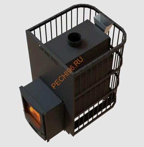 Печь-камин банная Термосфера GN 400 МС, AISI 430 Печь-камин банная Термосфера GN 400 МС, AISI 430