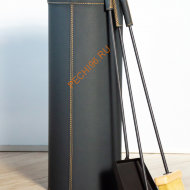 Каминный набор Fire&Wood Ведро Bern, эко-кожа графит