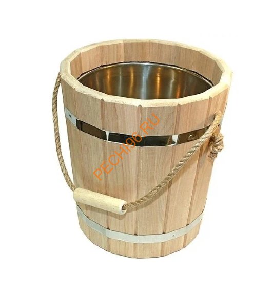 Ведро Емеля 10л нержавеющая вставка