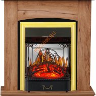 Электрокамин Royal Flame Barcelona с очагом Majestic FX M Brass