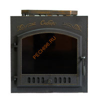 Печь чугунная банная Сибирь 25 (700х700), ТК 300 мм, сетка Печь чугунная банная Сибирь 25 (700х700), ТК 300 мм, сетка