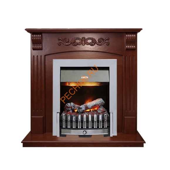 Электрокамин Dimplex Sorrento угловой с очагом Danville Chrome FB2 орех Электрокамин Dimplex Sorrento угловой с очагом Danville Chrome FB2 орех